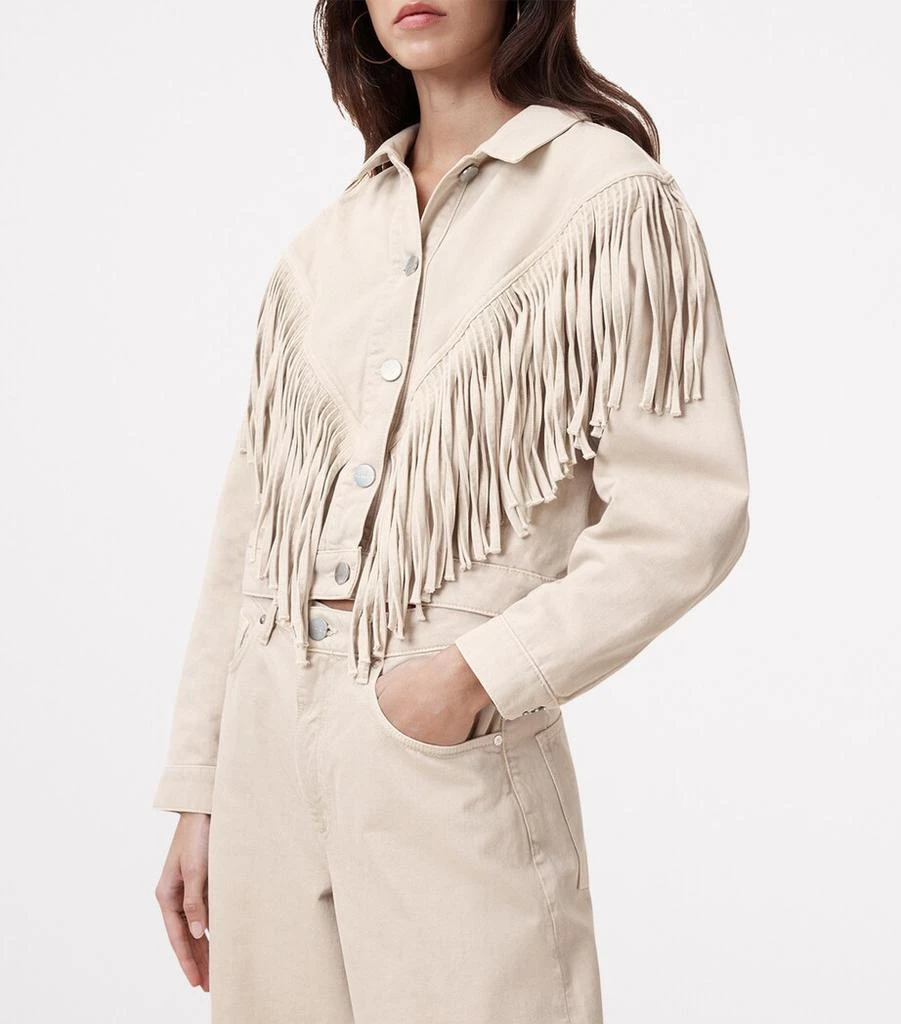 ALL SAINTS Cotton Fringe Marlene Jacket 3