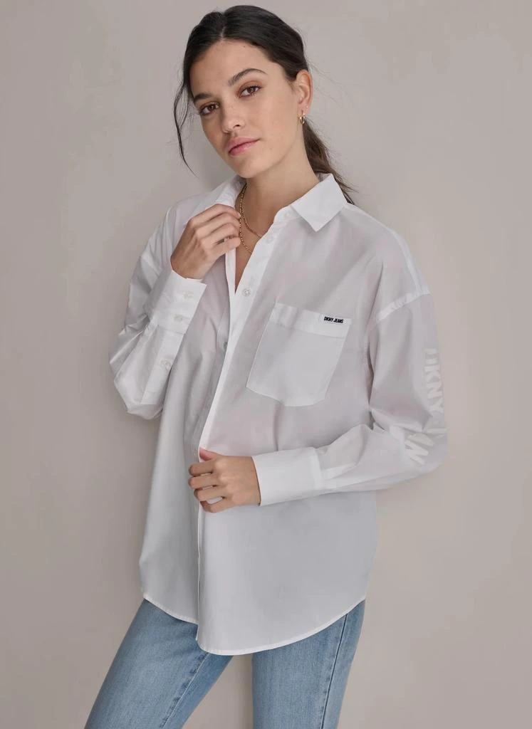 DKNY DKNY JEANS POPLIN BUTTON DOWN 1