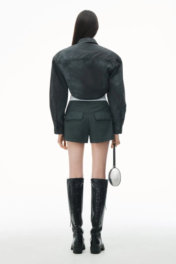 Alexander Wang High-Waisted Cargo Rave Short 4