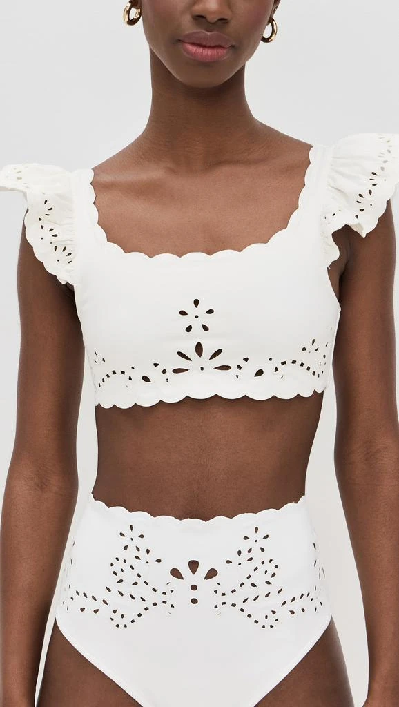 Sea Liat Swim Flutter Sleeve Bikini Top 1