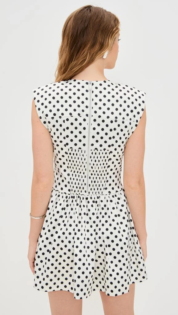 Ganni Printed Double Satin Corset Mini Dress 2