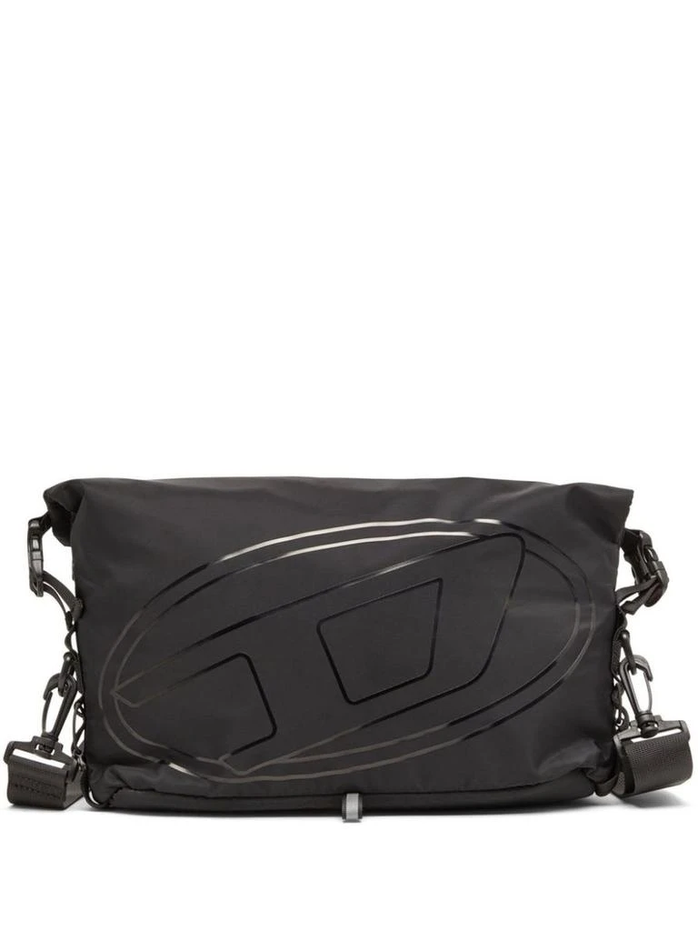 Diesel Diesel Drape-Nylon Crossbody Bag With Oval D Print 1