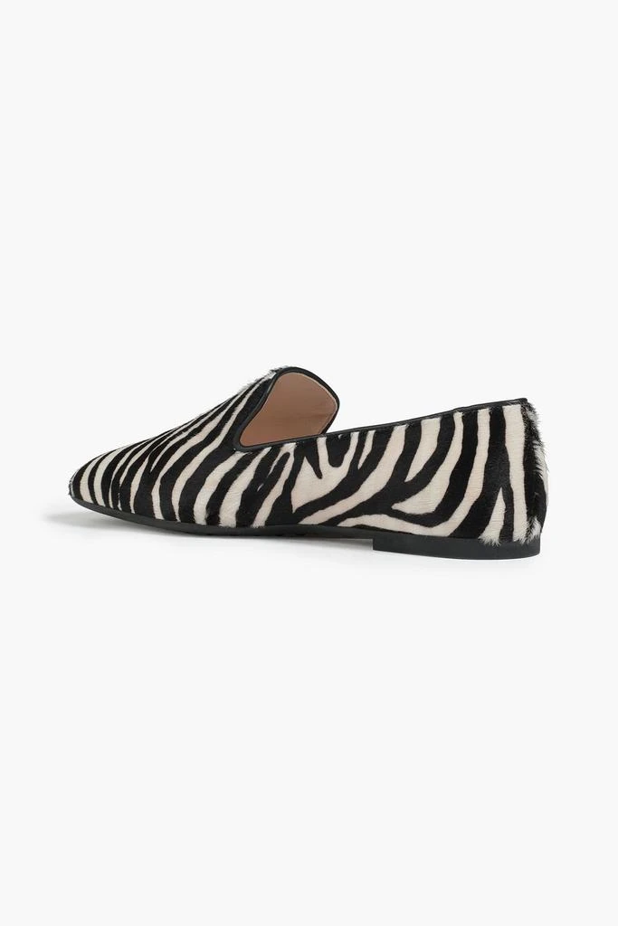Tod's Zebra-print calf hair loafers 3