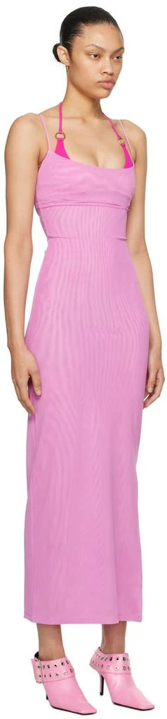 Miaou SSENSE Exclusive Pink Thais Maxi Dress 2