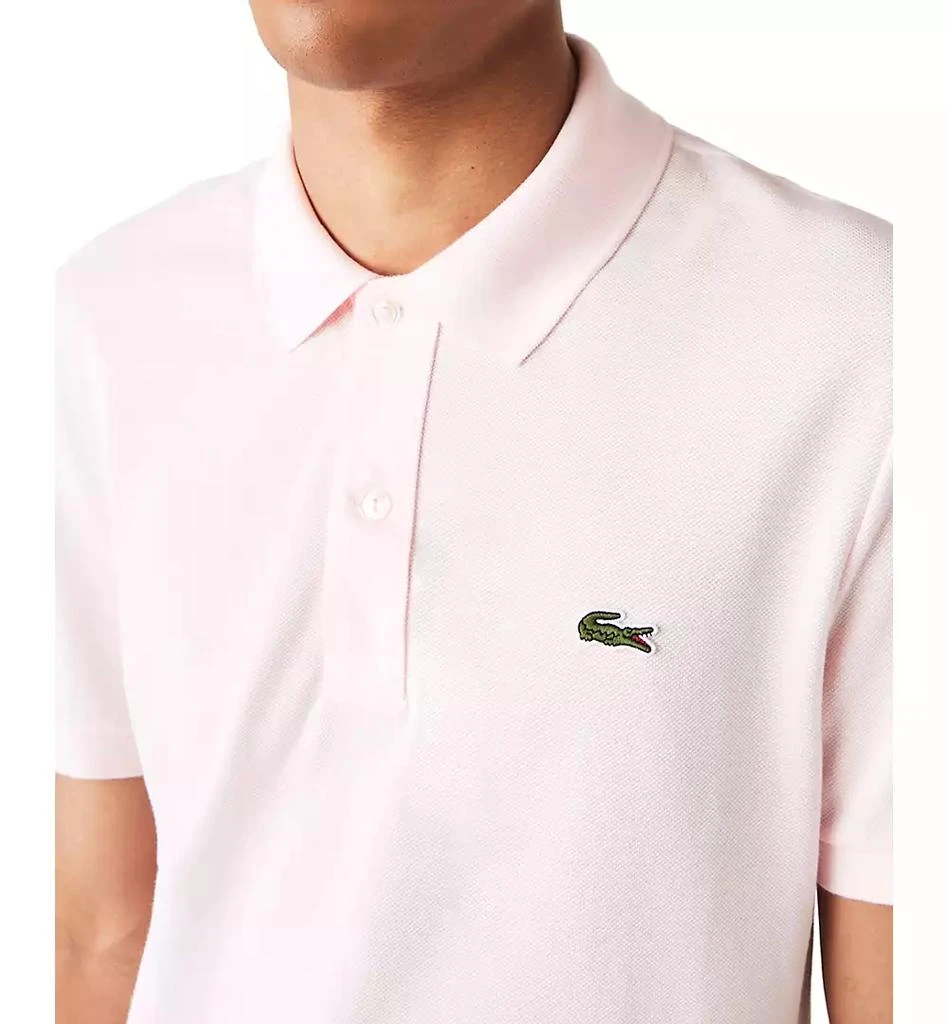 Lacoste Men's Slim Fit Short Sleeve Ribbed Polo Shirt 3
