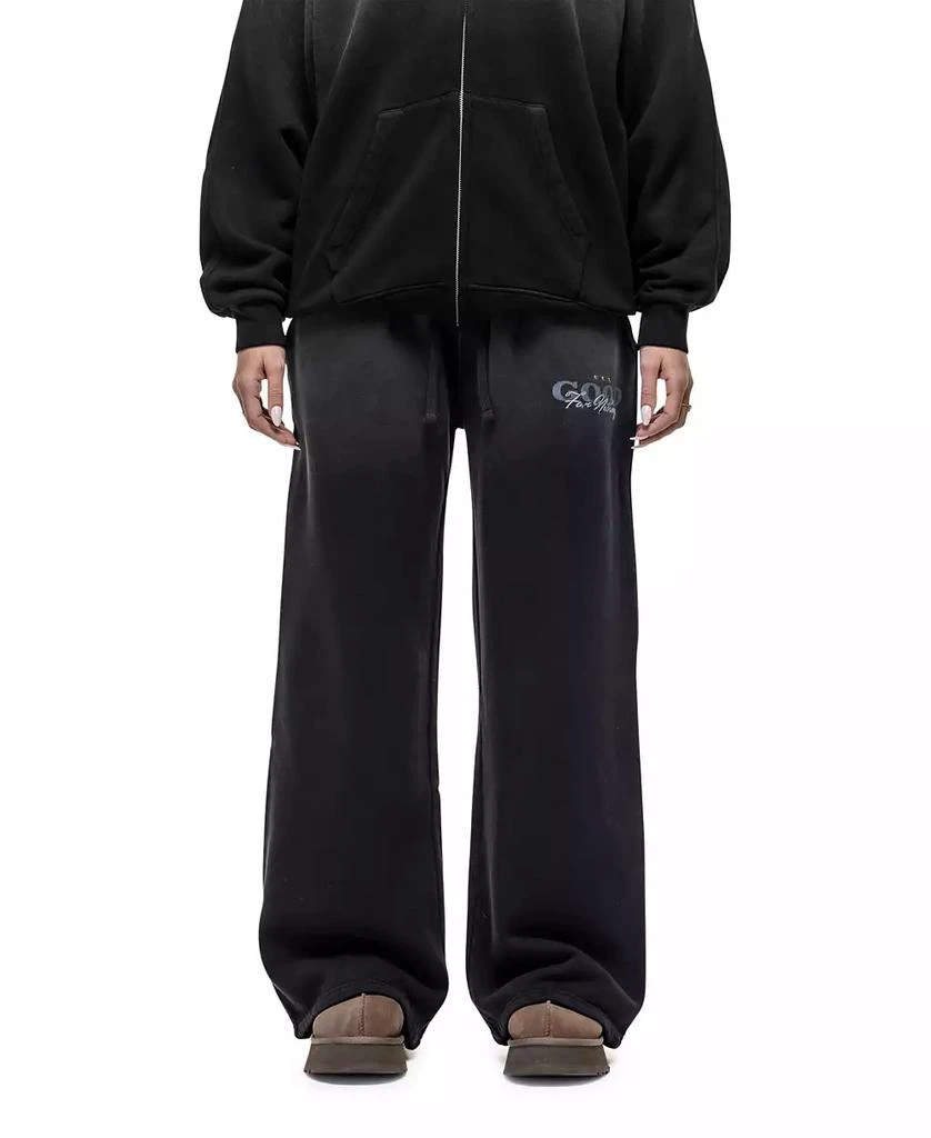 Good For Nothing Women
s Alaska Black Relaxed Joggers