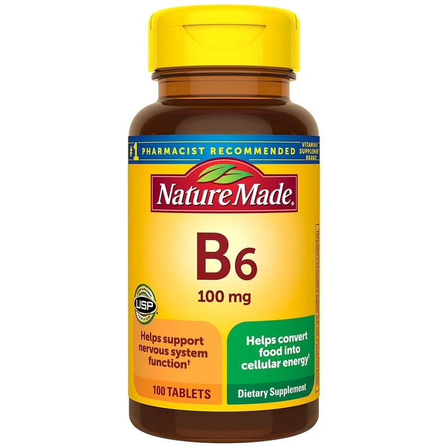 Nature Made Vitamin B6 100 mg Tablets 1