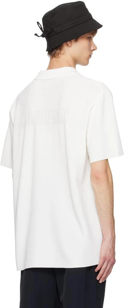 Jacquemus Off-White Les Classiques 'Le polo maille' Polo 3