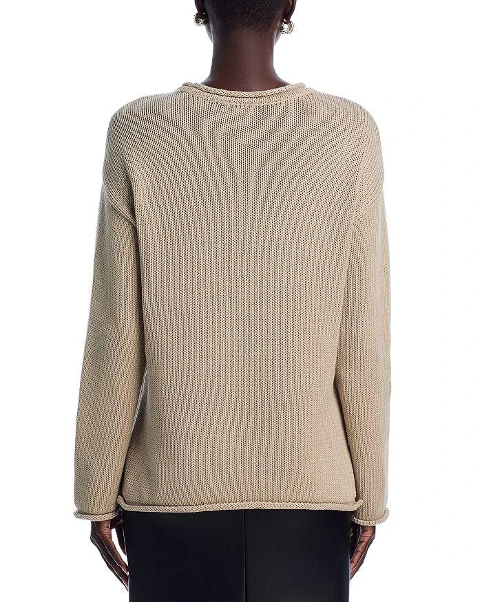 AQUA Cotton Roll Neck Sweater - Exclusive 3