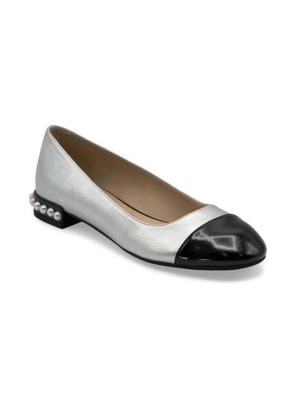 Adrienne Vittadini Corsage Studded Ballet Flats 2