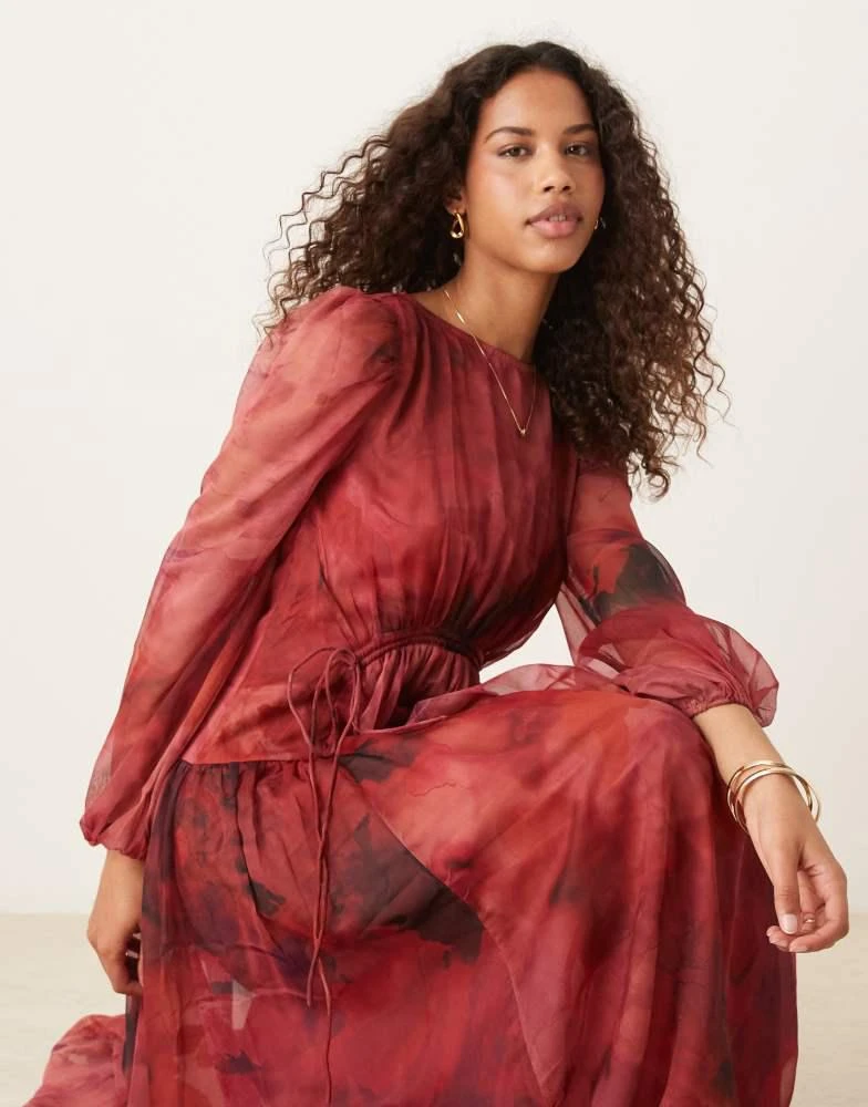 asos design maxi dress with pinny bodice in embroidered dobby ASOS DESIGN Tall open back lace insert dobby maxi tea dress in light pink