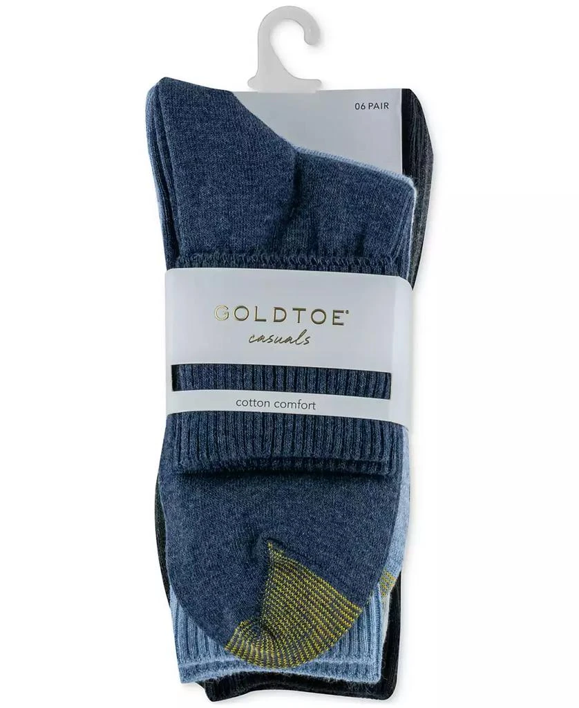 Gold Toe Women's 6-Pack Casual Turn Cuff Socks 3