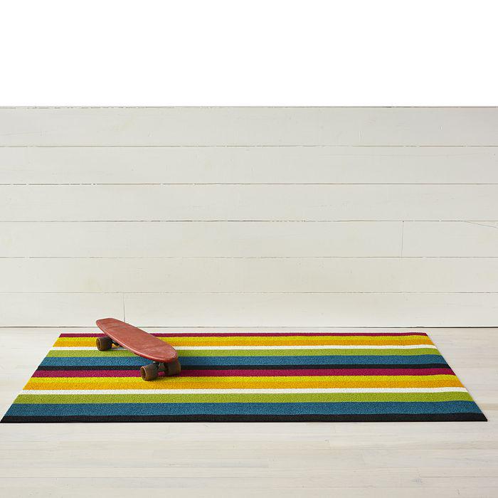 Chilewich Bold Stripe Shag Floor Mat, 24" x 36"