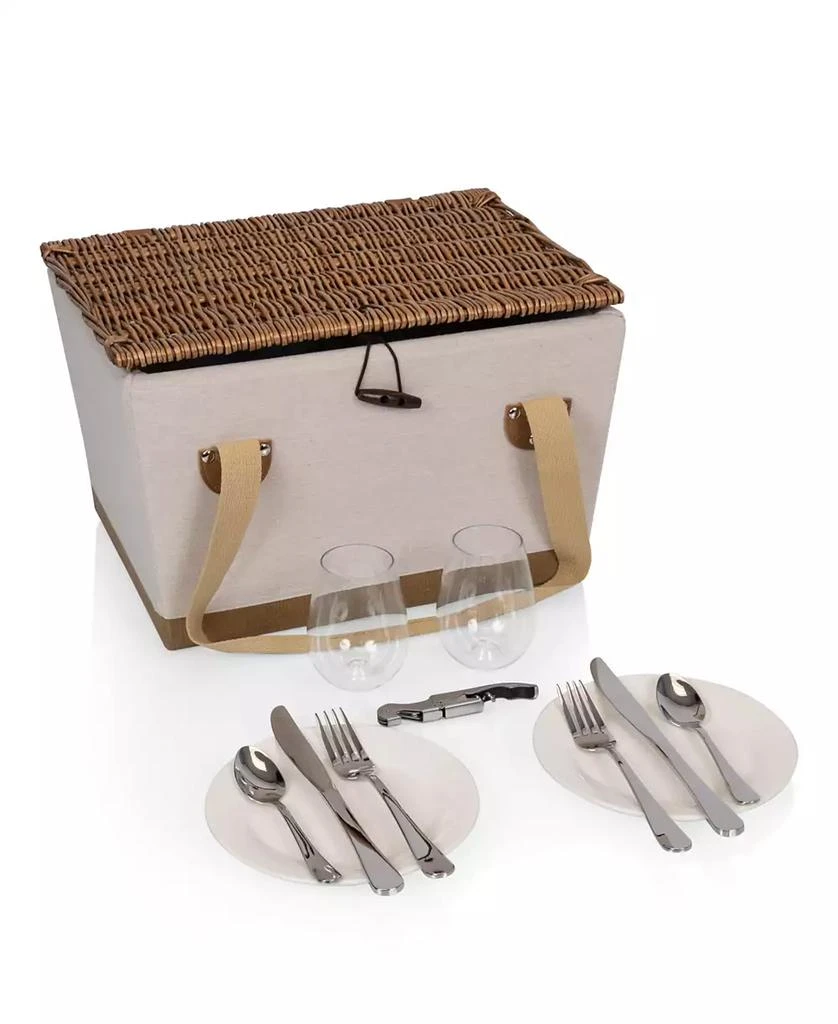 Picnic Time Lemongrove Picnic Basket Bees Lemons, Set of 11 2
