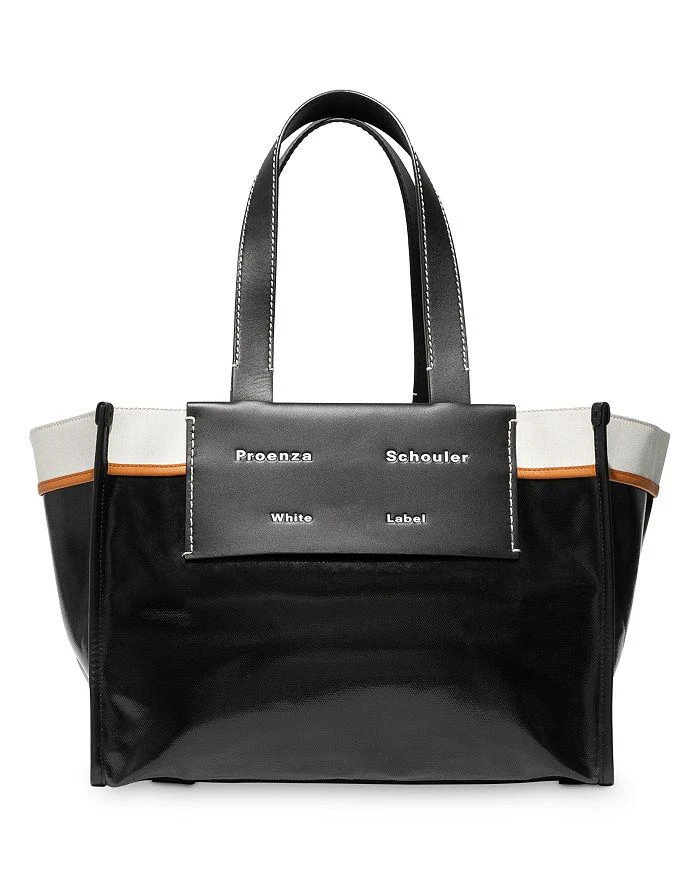 Proenza Schouler Morris Large Coated Canvas Tote 1