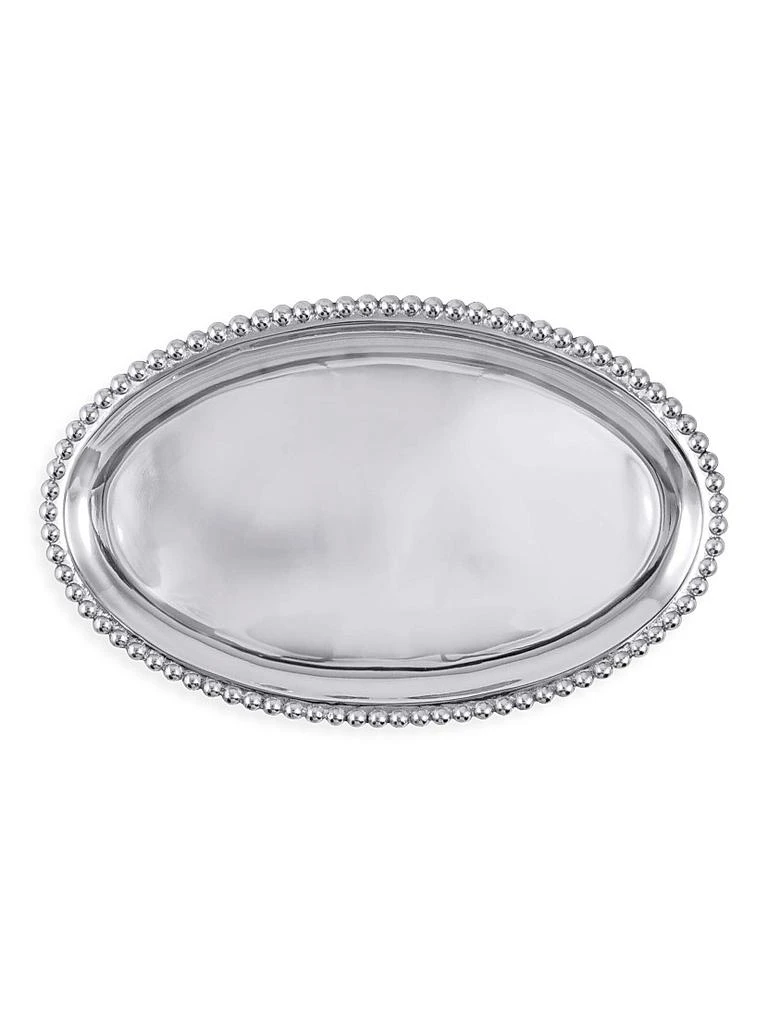 Mariposa String Of Pearls Large Oval Platter 1