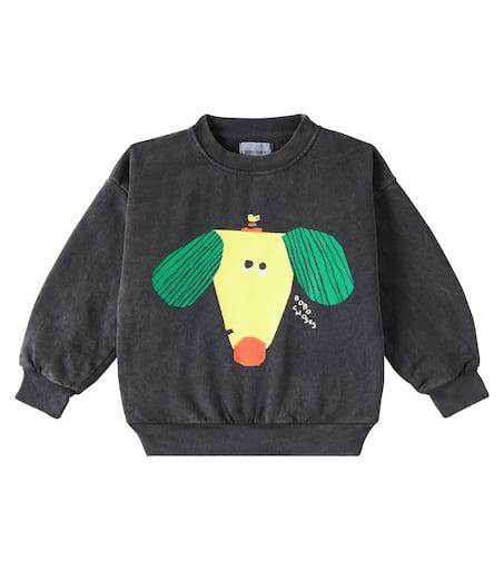 BOBO CHOSES Happy Dog cotton jersey sweatshirt
