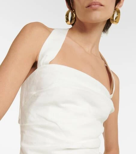 SIR. Noemi halterneck linen minidress 4
