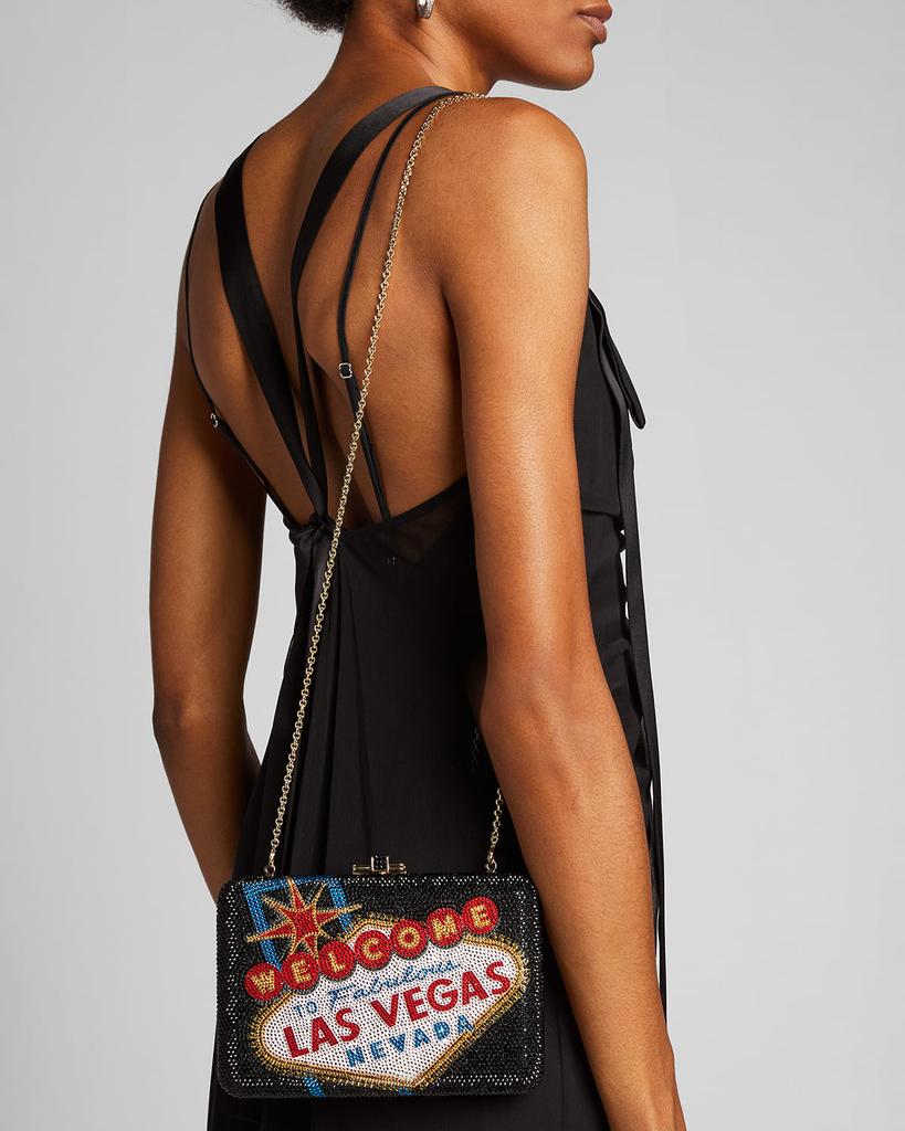 Judith Leiber Couture Welcome To Vegas Beaded Clutch