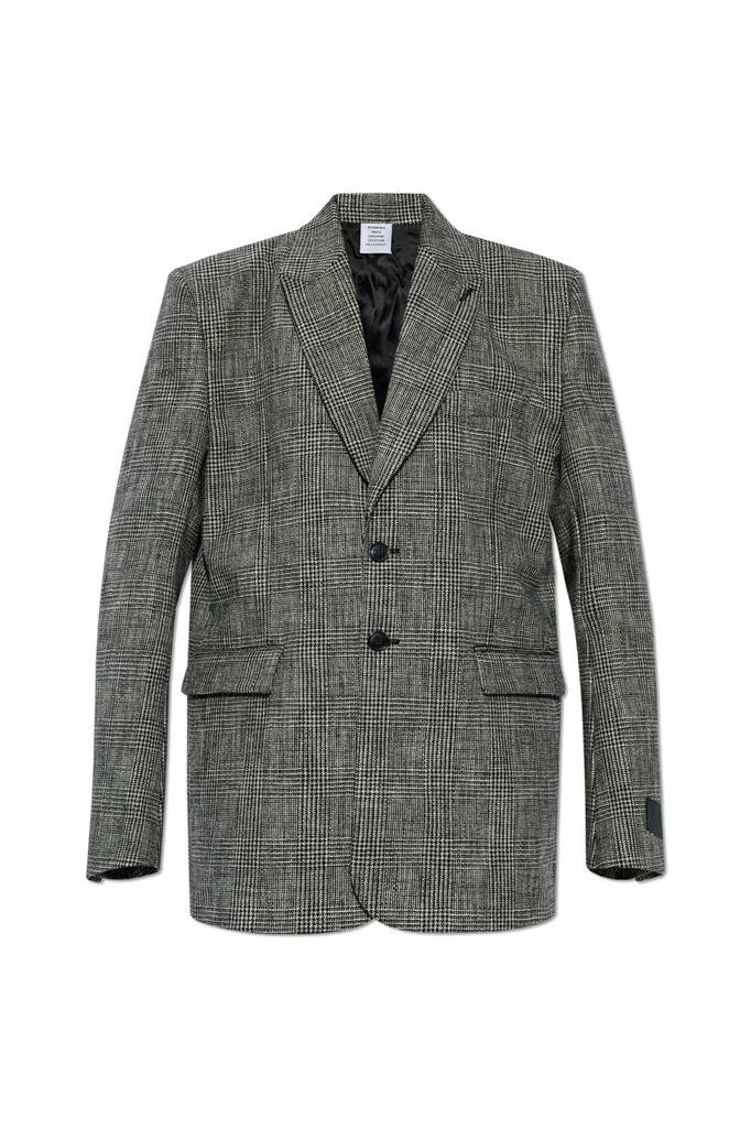 Vetements Vetements Checkered Oversized Blazer 1