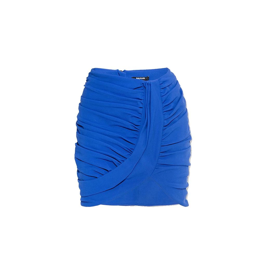 Balmain BALMAIN Mini Draped Skirt 1