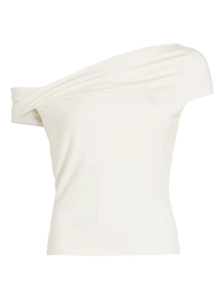 Reformation Cello One-Shoulder Ruched Top 1