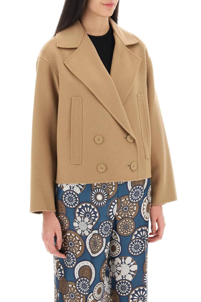 MAX MARA STUDIO celso cropped peacoat 2