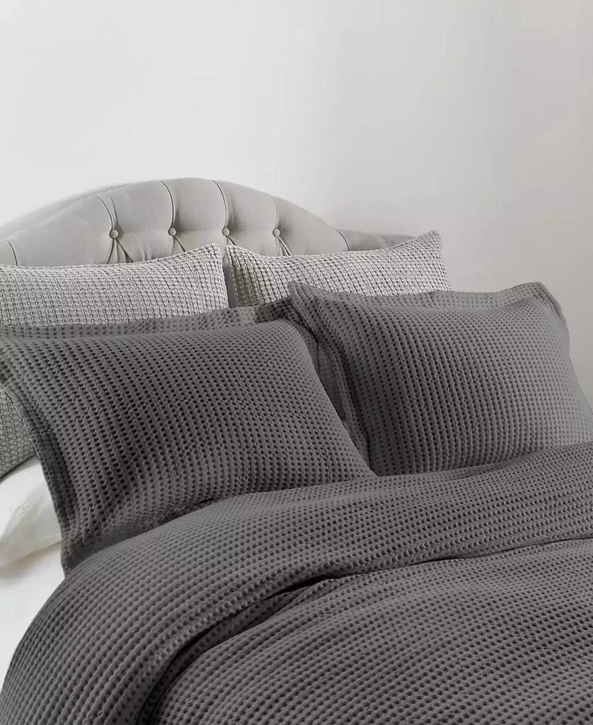 Levtex Mills Waffle Textured 3-Pc. Duvet Cover Set 5