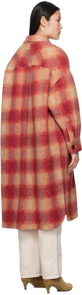 Isabel Marant Orange Fontizi Coat 3