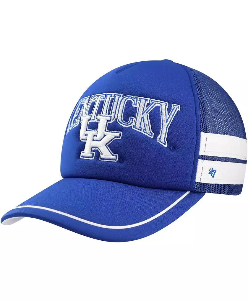 47 Brand Men's Royal Kentucky Wildcats Sideband Trucker Adjustable Hat 1