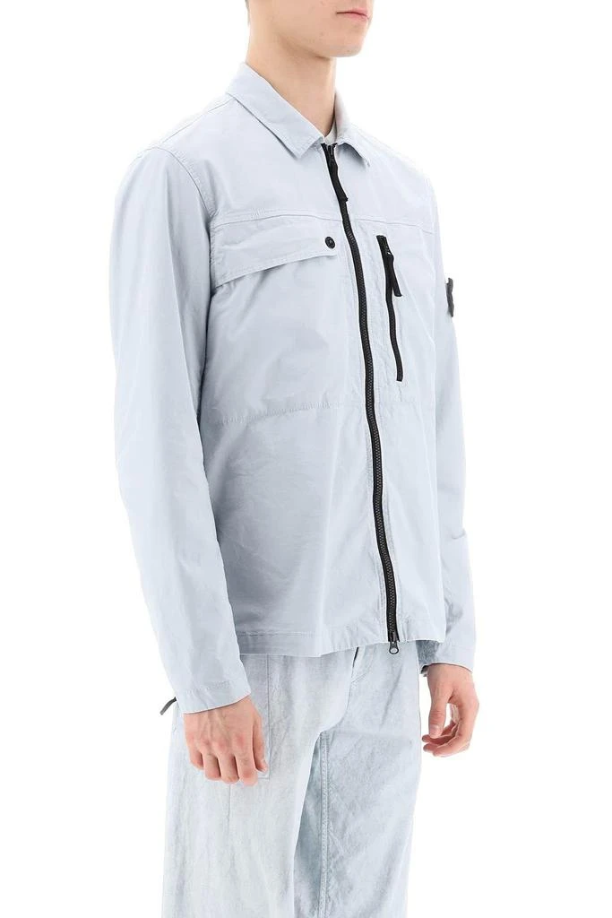 STONE ISLAND Supima Cotton Twill Stretch-TC overshirt 3