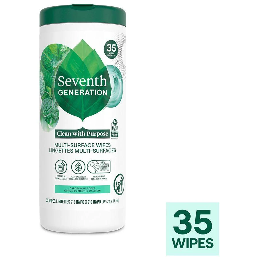 Seventh Generation Surface Wipes Garden Mint 3