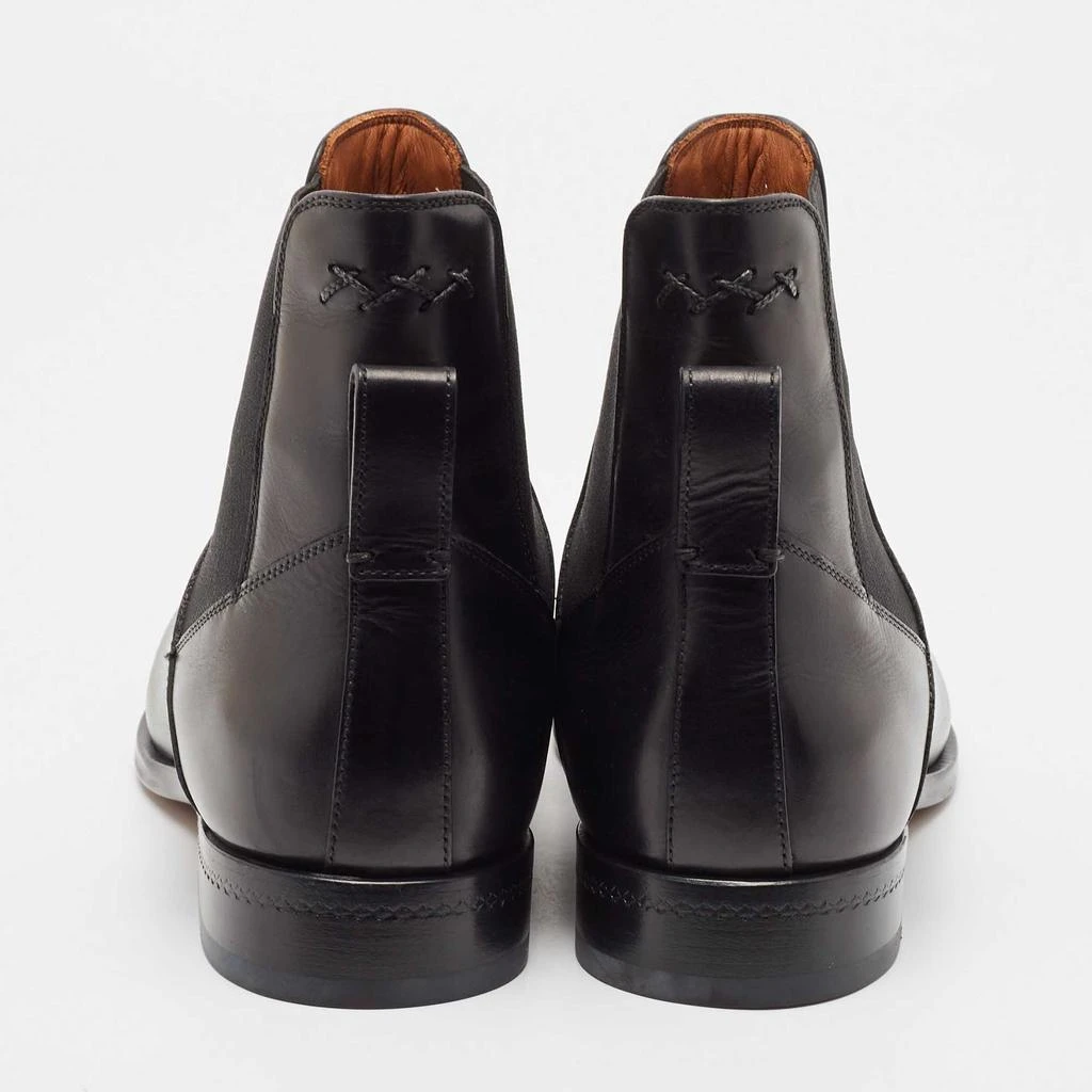 Ermenegildo Zegna Ermenegildo Zegna Black Leather Vienna Blake Chelsea Boots Size 43 5