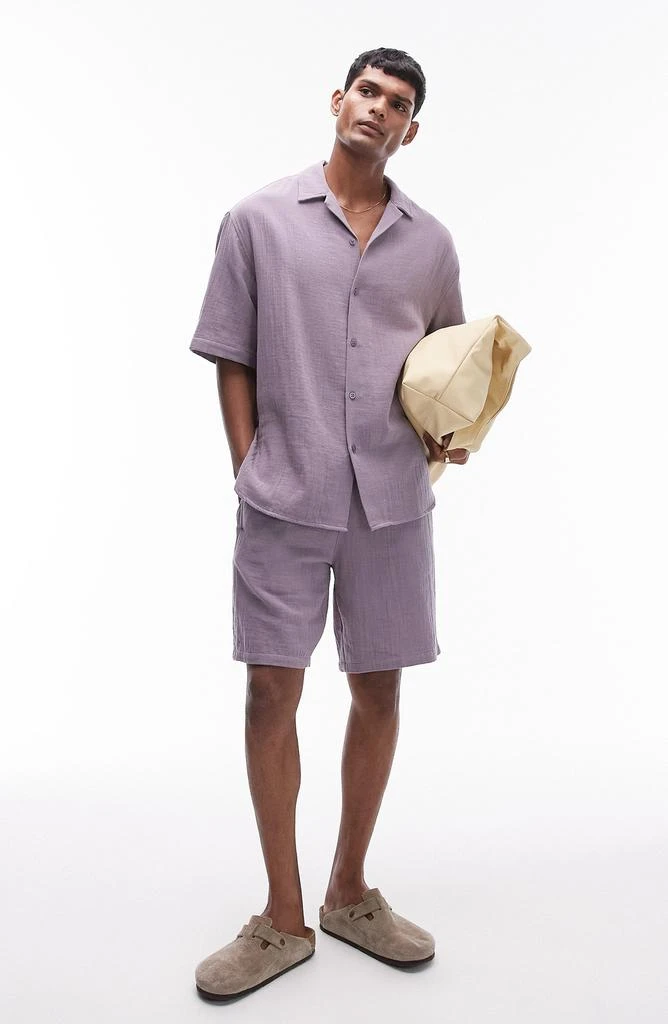 Topman Washed Cotton Camp Shirt 4