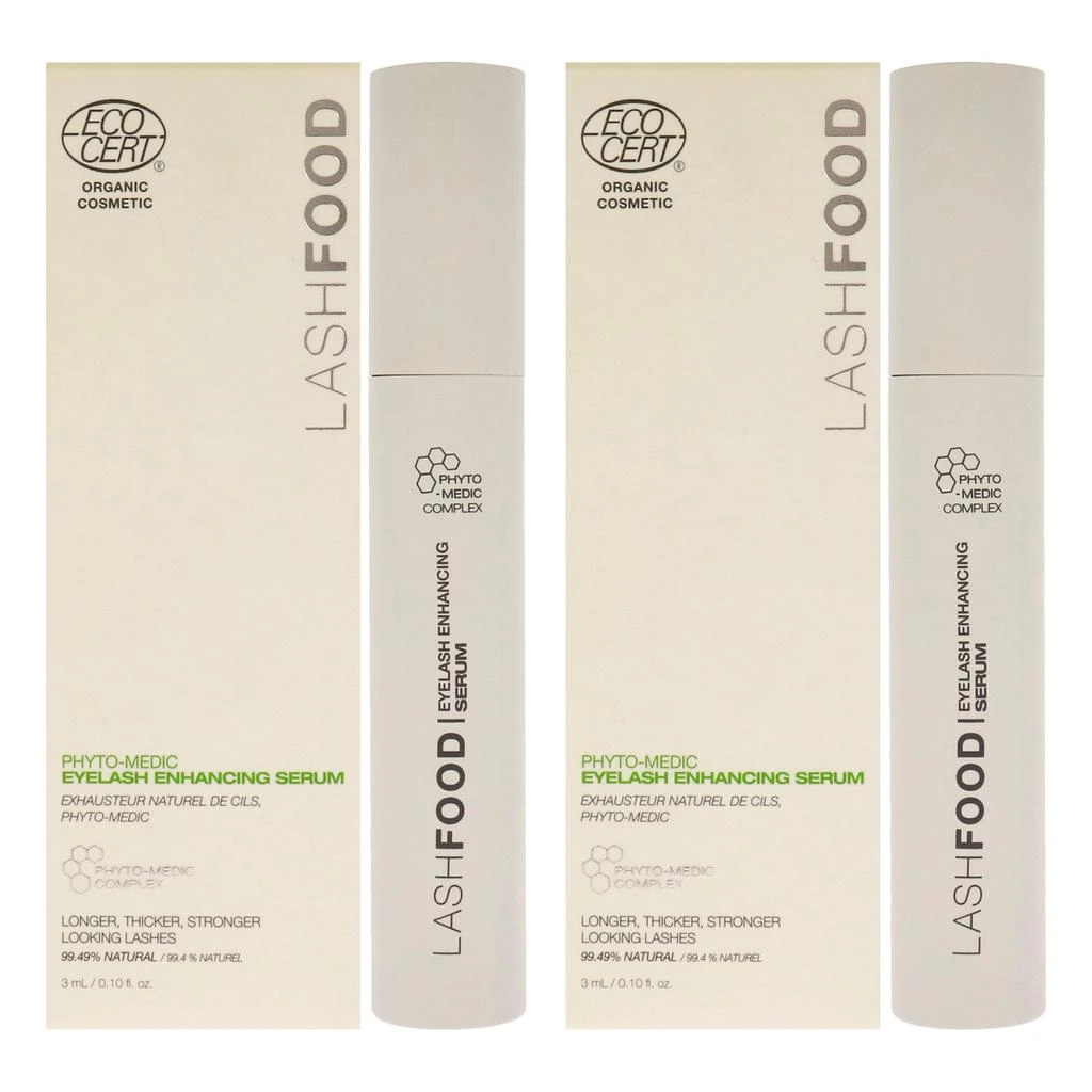 LashFood Phyto-Medic Eyelash Enhancer by  for Women - 0.1 oz Eyelash - Pack of 2
