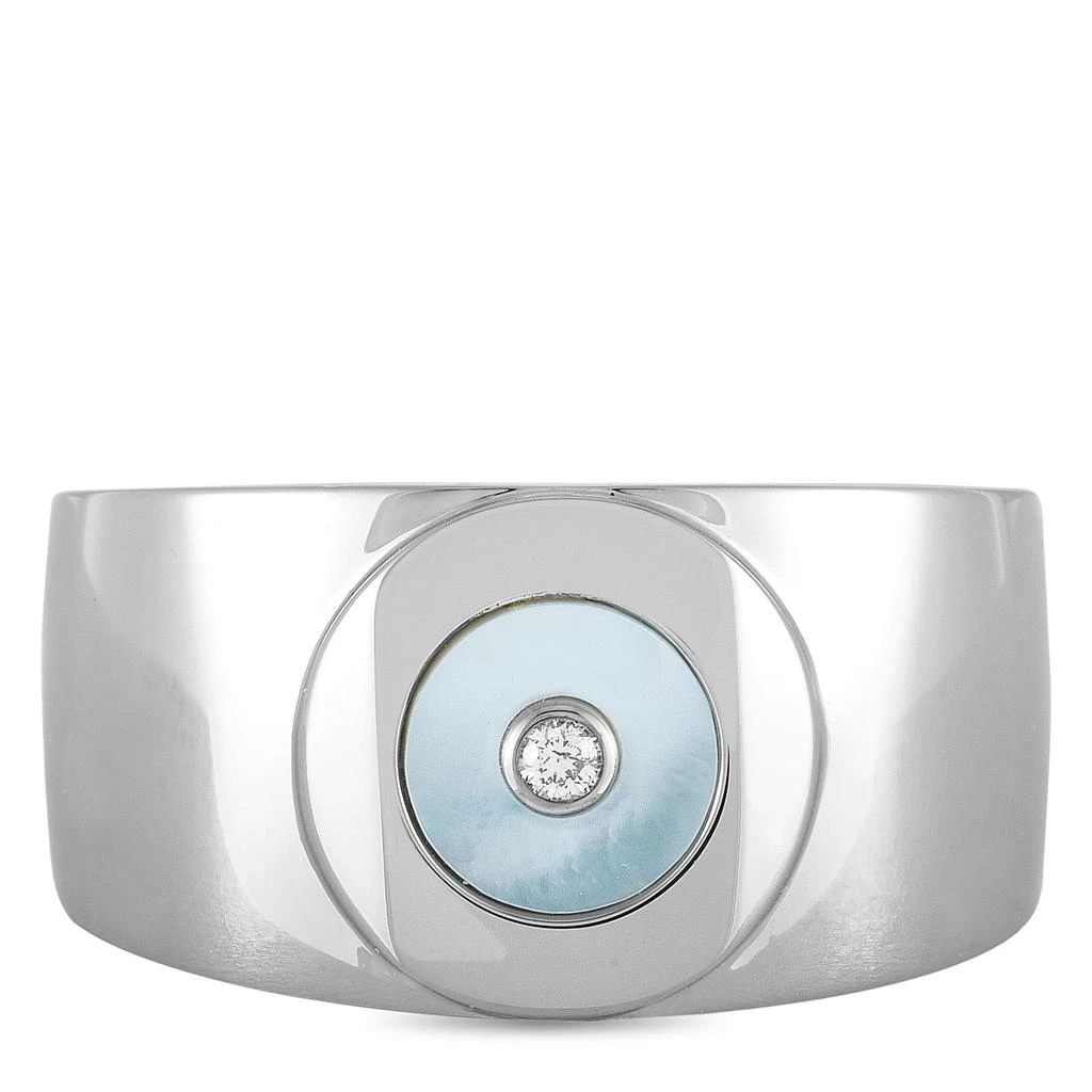 Charriol Sterling Silver Diamond and Mother of Pearl Ring 5