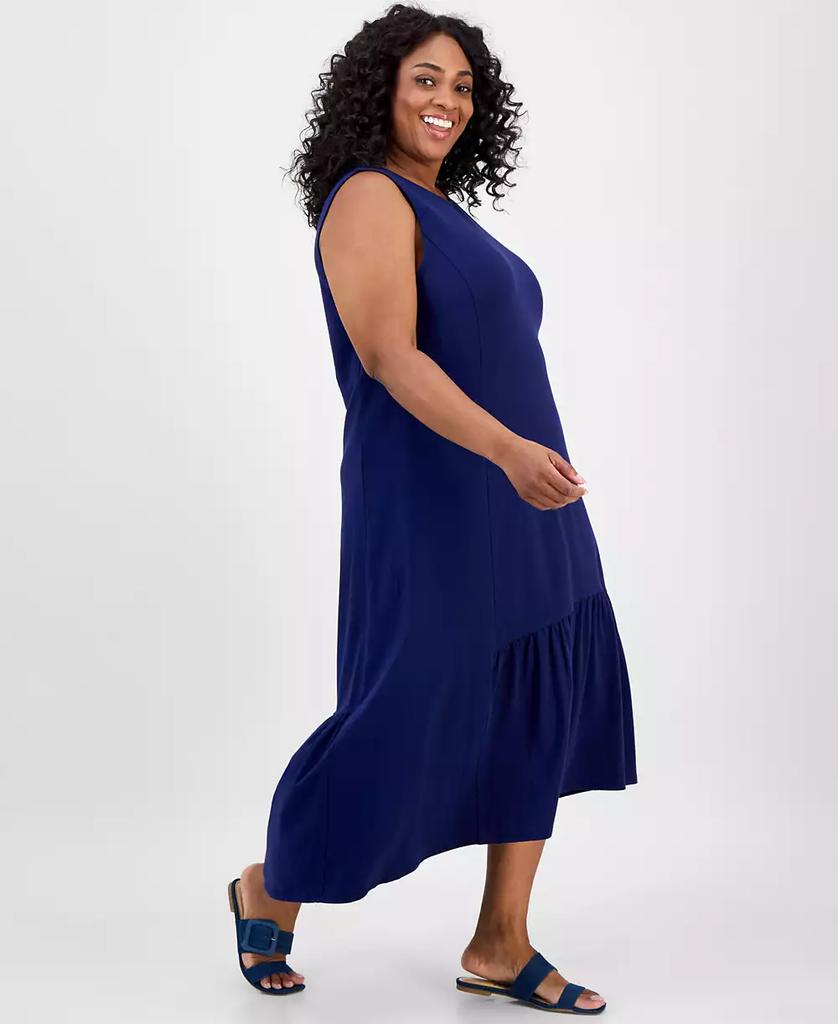 JONES NEW YORK Plus Size Ruffled High-Low Dress