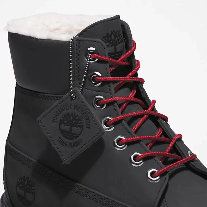 Timberland Timberland® Premium 6 Inch Winter Boot for Men in Black with Red 7