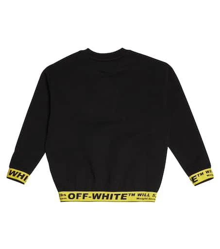 Off-White Logo tape cotton sweater 4