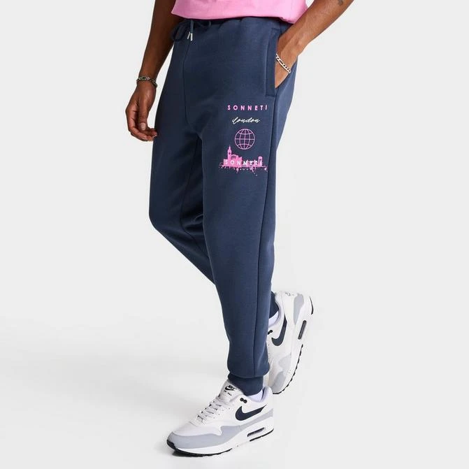 SUPPLY & DEMAND Men's Sonneti London Stack Graphic Cargo Jogger Pants 1