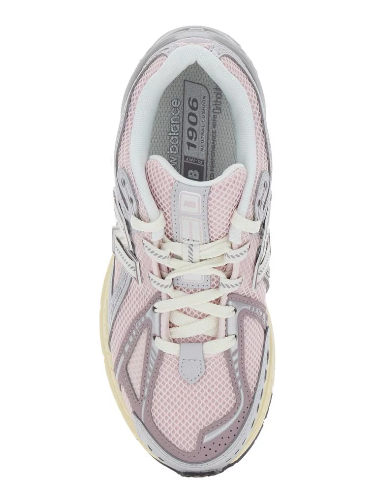 New Balance Pink Low Top Sneakers With Logo Patch On Side And Tongue And Perforated Panels In Tech Fabric Unisex 2