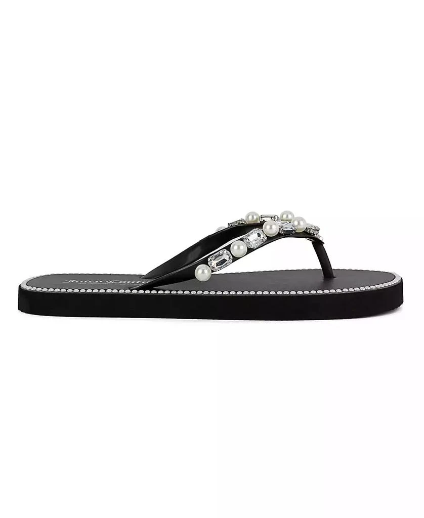 Juicy Couture Women's Sade 2 Embellished Flip Flop Sandals 2