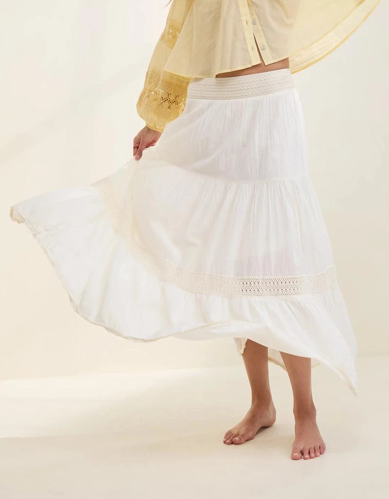 Aerie Aerie Crochet The Day Maxi Skirt 2
