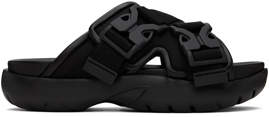 Bottega Veneta Black Snap Slide Sandals IT-40 - Sandals Bottega Veneta Black Snap Slide Sandals IT-40 - Sandals
