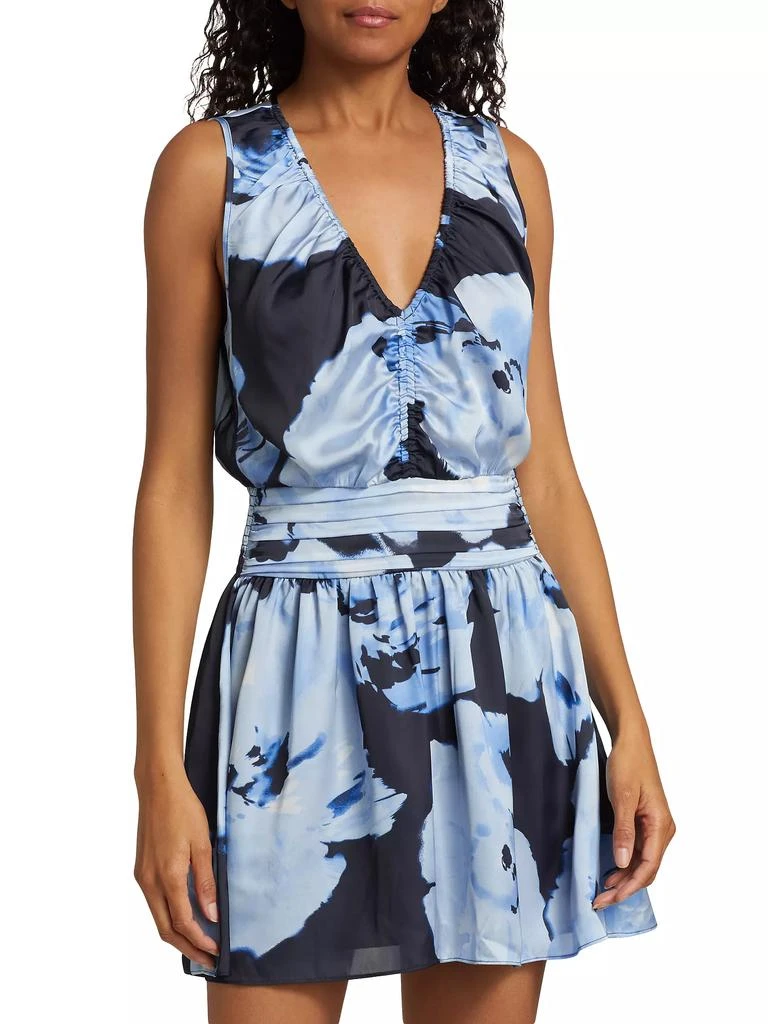 Ramy Brook Ashlynn Floral V-Neck Minidress 3