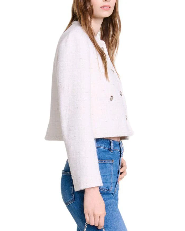Maje Voyce Braided Tweed Cardigan 4