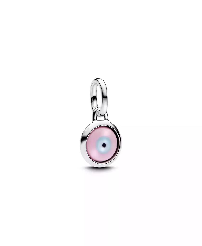 PANDORA Engravable Evil Eye Murano Glass Mini Dangle Charms