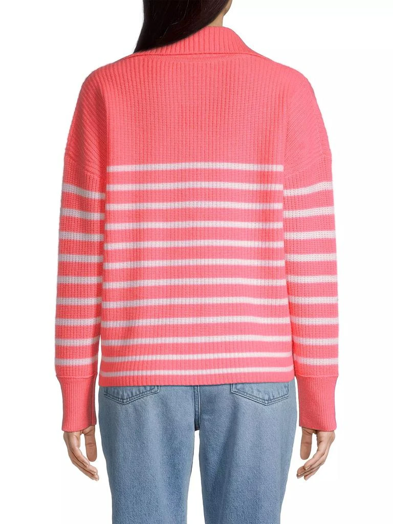 Vineyard Vines Striped Rib-Knit Cashmere Sweater 5