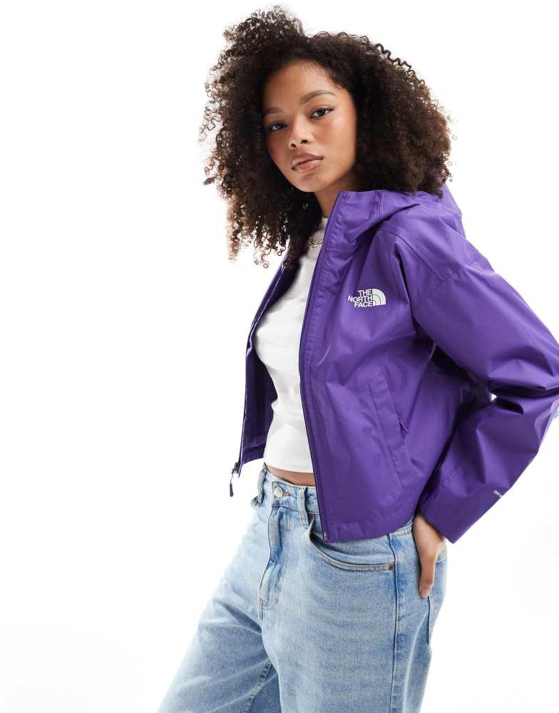 The North Face The North Face Quest waterproof cropped jacket in purple