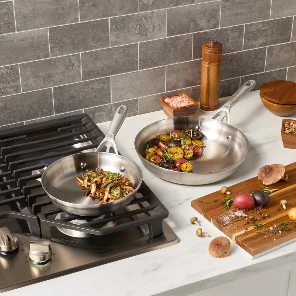 ZWILLING Motion Stainless Steel 2-pc Stainless Steel Fry Pan Set 2